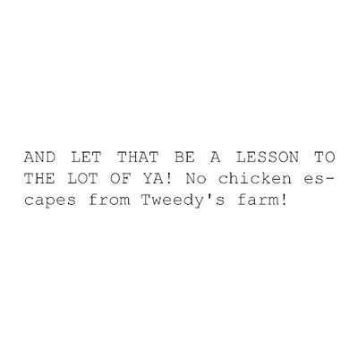 Chicken Run