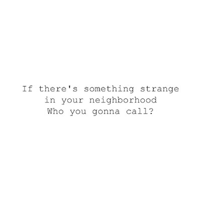Ghostbusters