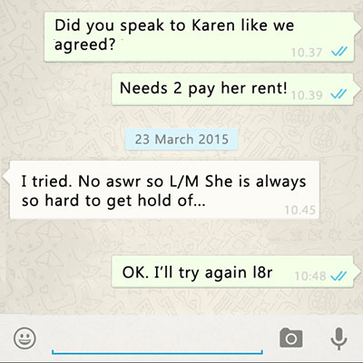 Left Message