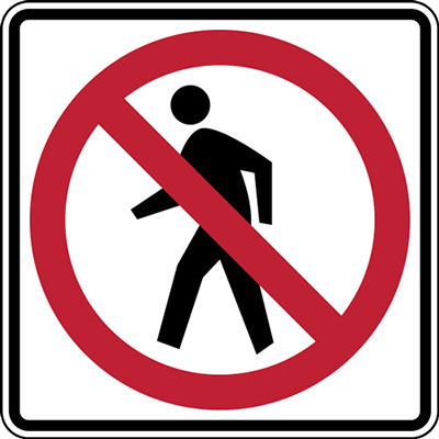  No Pedestrians 