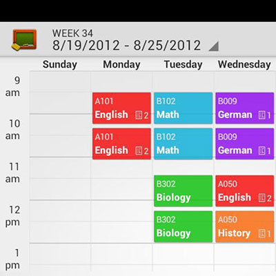 Schedule