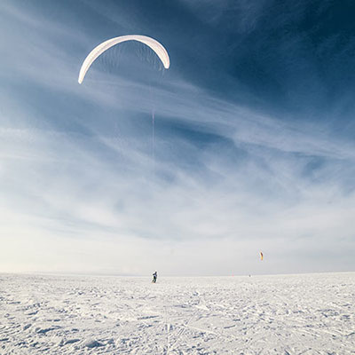 Snowkiting
