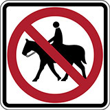  No Horseriding 